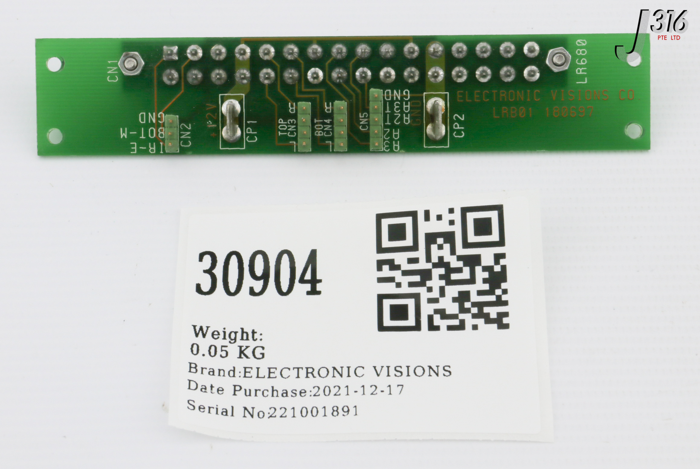 専用【7】 30904 ELECTRONIC VISIONS PCB ASSY, LRB01 180697 | eBay